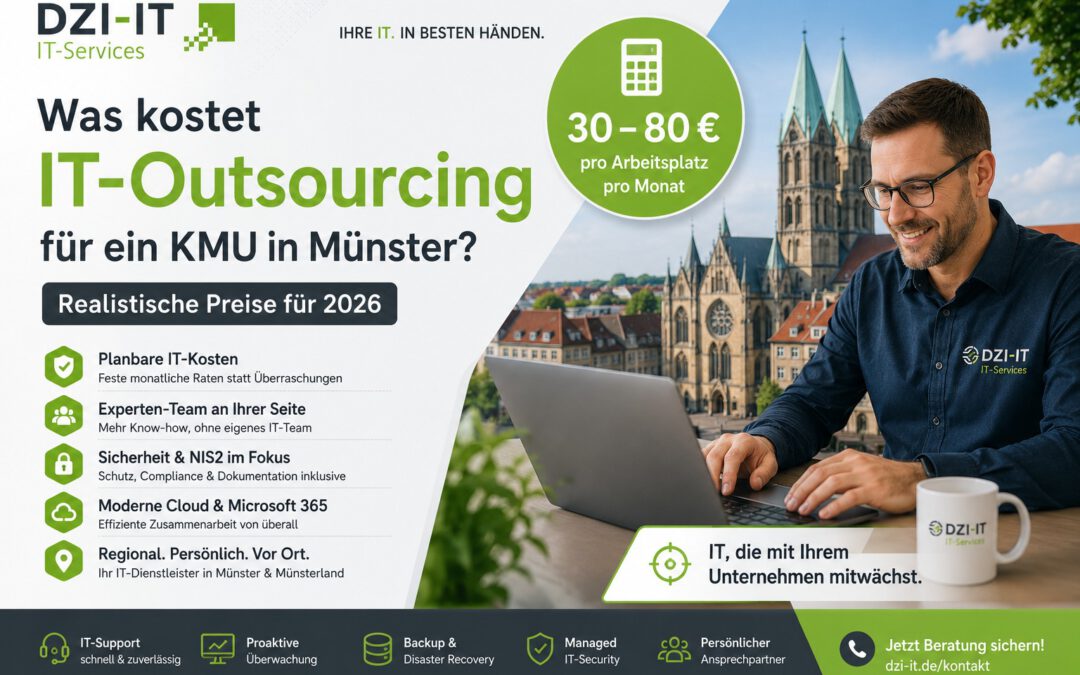 IT-Outsourcing Kosten Münster 2026 | Preise für KMU im Überblick