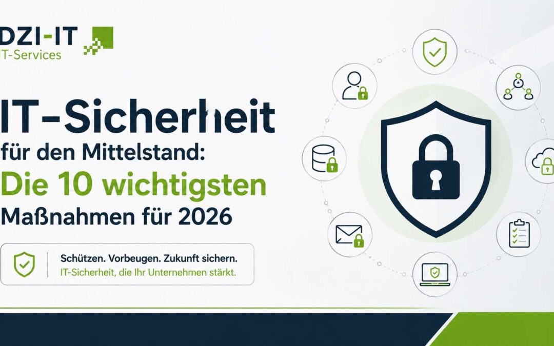 IT-Sicherheit für den Mittelstand: Die 10 wichtigsten Maßnahmen für 2026
