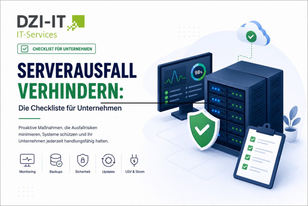Serverausfall verhindern Die Checkliste für Unternehmen