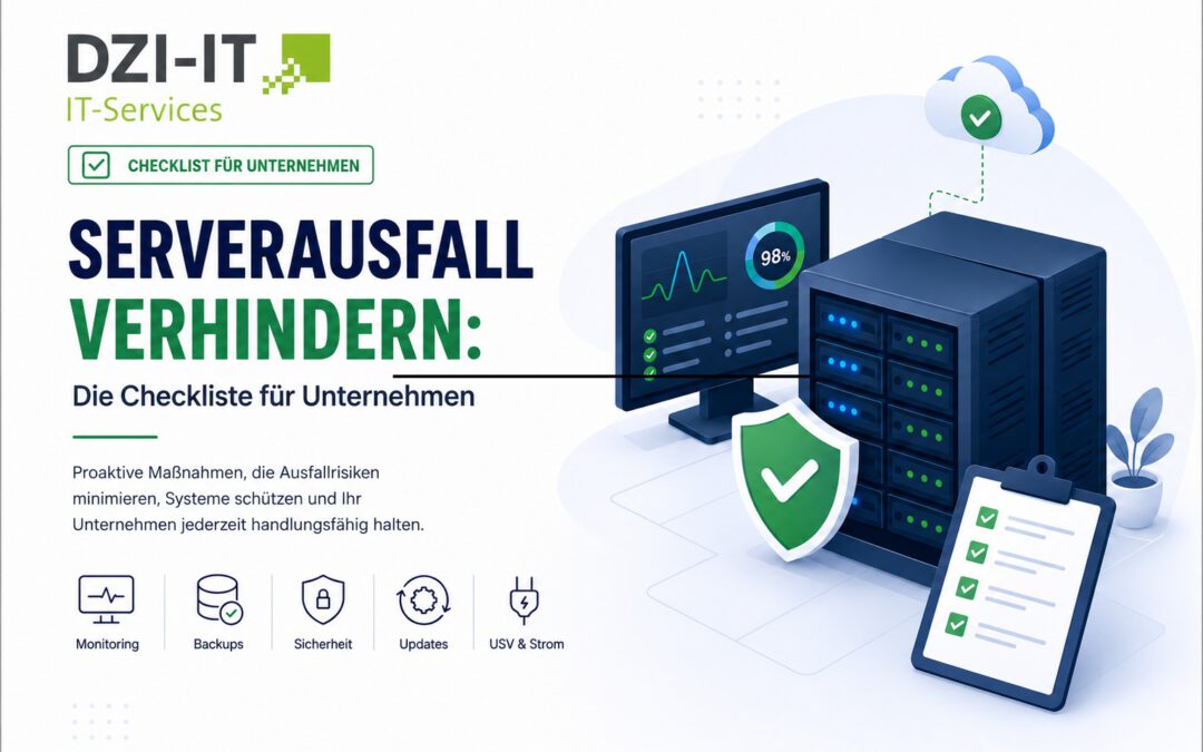 Serverausfall verhindern Die Checkliste für Unternehmen